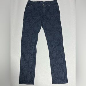 Rock and republic Berlin flower pattern jeans. Size 10